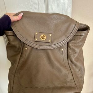 Marc Jacobs Taupe Totally Turnlock Backpack